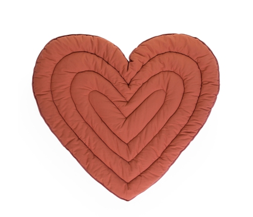 Aktivitātes paklājs 120 cm Childhome Heart Terracotta