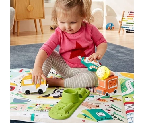 Aktivitātes paklājs ar apmalēm Fisher Price Happy City GJD41