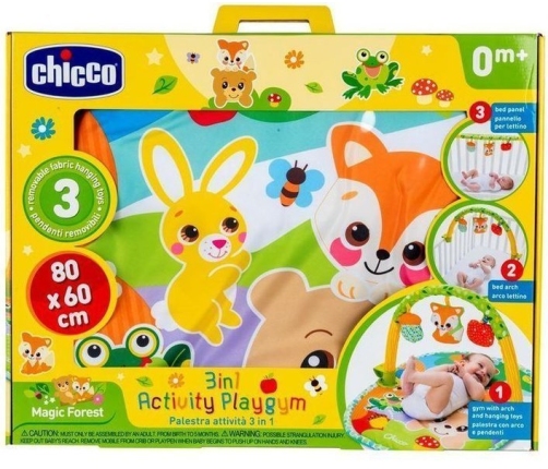 Развивающий коврик Chicco Magic Forest 3in1