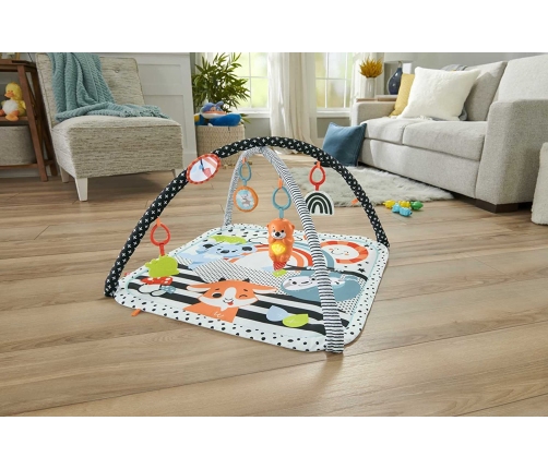 Aktivitātes paklājs Fisher Price Glow & Grow gym 3in1 HBP41