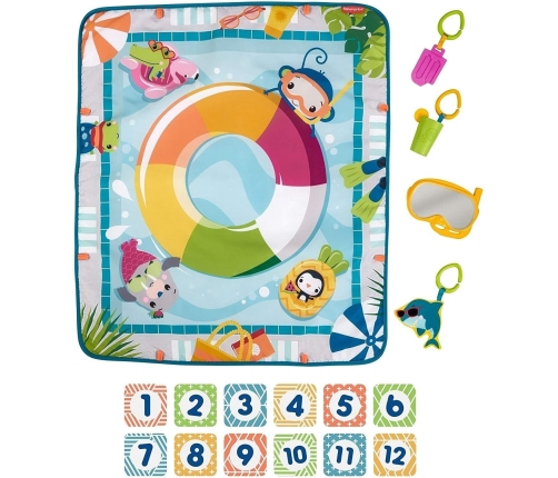 Aktivitātes paklājs Fisher Price Make a splash Activity mat GRR44