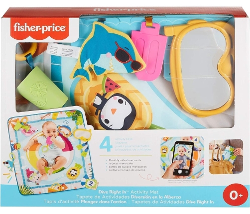 Aktivitātes paklājs Fisher Price Make a splash Activity mat GRR44