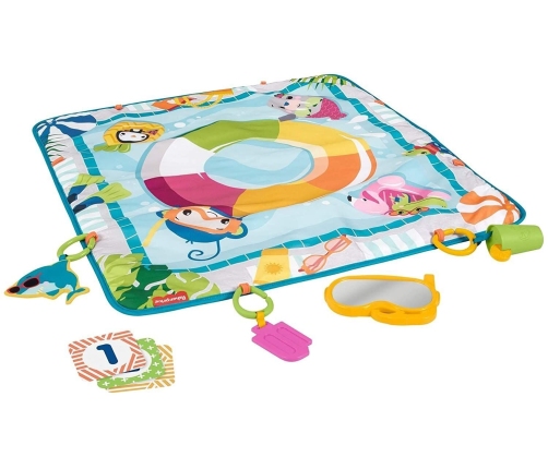 Aktivitātes paklājs Fisher Price Make a splash Activity mat GRR44