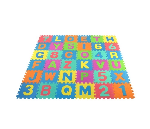 Aktivitātes paklājs Puzzle 29x29 cm no 36 elementiem TLC Baby Floor Puzzle