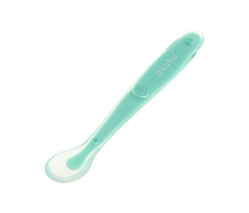 Akuku turquoise Silicone Spoon Ложечка мягкая силиконовая