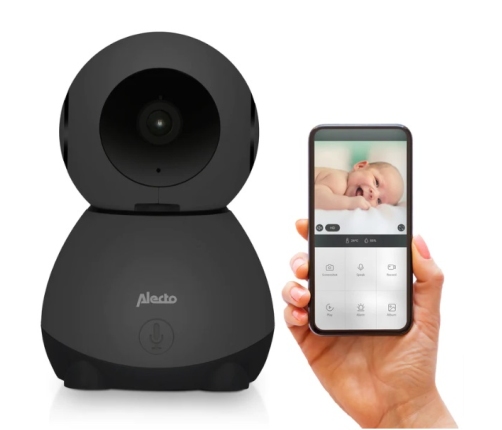 Alecto Baby Videomonitor Black SMARTBABY10BK Радионяня Wi-Fi