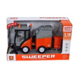 Мусоровоз Машина Cо светом и звуком 28 см Sweeper Wrecker488076