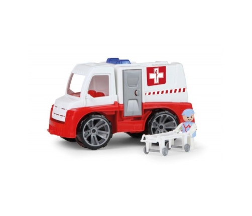 Ātras palīdzības mašīna ar cilvēciņu un ratiņiem Truxx 29 cm kastē Čehija L04456