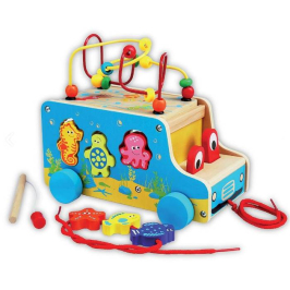 Attīstošā rotaļlieta mašīna-sortieris Smilly Play Auto 4in1