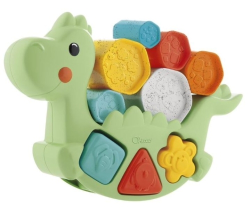 Attīstošā rotaļlieta-sortieris Balansējošs dinozaurs 2in1 Chicco Eco+ Dino