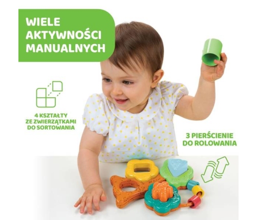 Attīstošā rotaļlieta-sortieris Chicco Eco+ Baobab