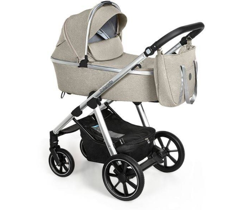 Baby Design Bueno 209 Beige/grey Bērnu Ratiņi 2in1