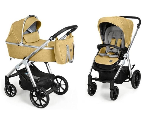 Baby Design Bueno Yellow 01 Bērnu Ratiņi 2in1