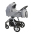 Baby Design Husky 107 Silver Grey Bērnu Ratiņi 2in1