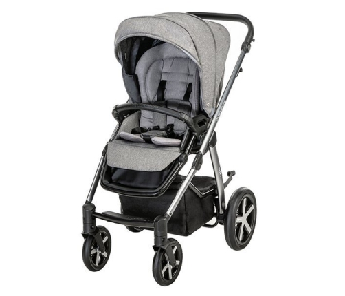 Baby Design Husky 07 Grey Bērnu Ratiņi 2in1