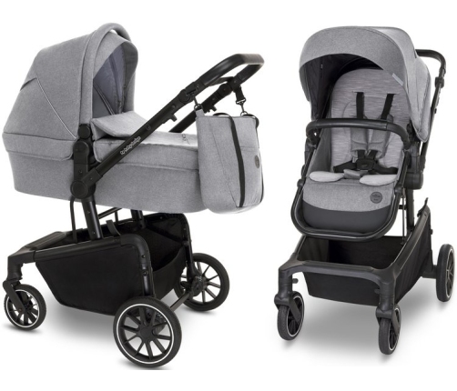 Baby Design Zoy Детская Коляска 2 в 1 Grey