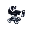 Baby Fashion Fanari 103 Black and white Bērnu Ratiņi 3in1