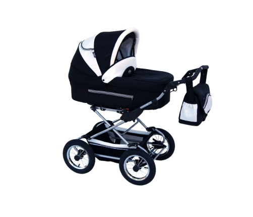 Baby Fashion Fanari 103 Black and white Детская Коляска 3 в 1