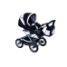 Baby Fashion Fanari 103 Black and white Bērnu Ratiņi 3in1