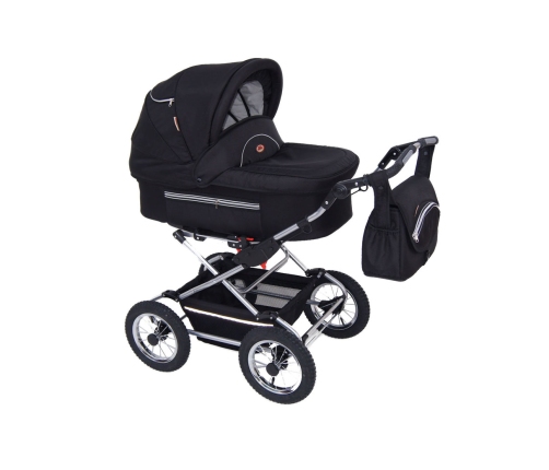 Baby Fashion Fanari 123 Black Bērnu Ratiņi 3in1