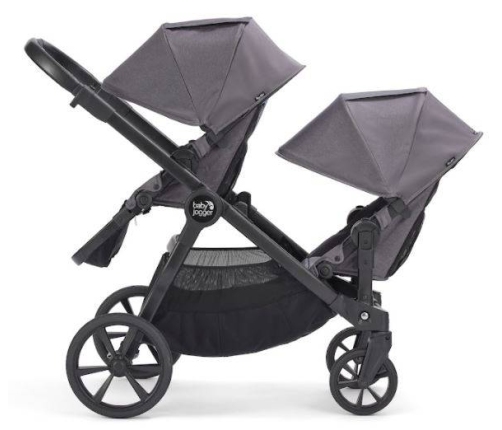 Baby Jogger City Select 2 Basic Radiant Grey Pastaigu bloks dvīņu ratiem