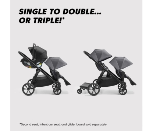 Baby Jogger City Select 2 Basic Radiant Grey Прогулочная Коляска