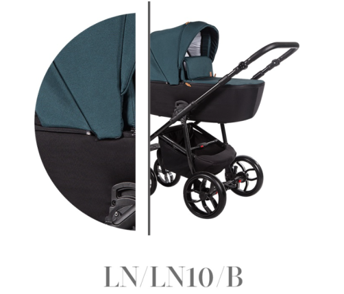 Baby Merc La Noche LNL/LN10/B Bērnu Ratiņi 2in1