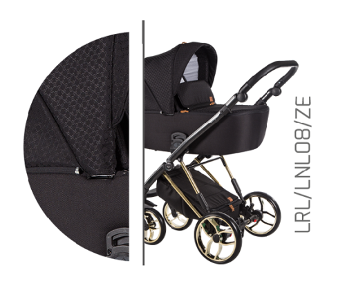 Baby Merc La Rosa Limited LRL/LNL08/ZE Bērnu Ratiņi 2in1