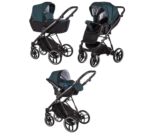 Baby Merc La Rosa LRL/LN10/B Детская Коляска 3 в 1