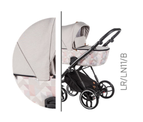 Baby Merc La Rosa LRL/LN11/B Bērnu Ratiņi 2in1