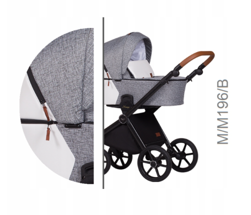 Baby Merc Mango M/M196/B Bērnu Ratiņi 2in1