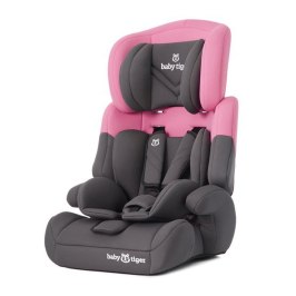 Baby Tiger Mali Grey pink Bērnu Autokrēsls 9-36 kg