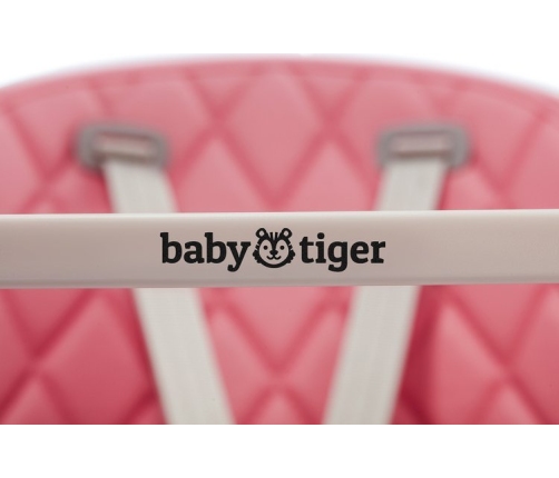 Baby Tiger Tini 2in1 Pink Barošanas Krēsls