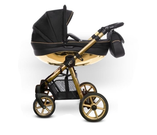 Babyactive Mommy Glossy Black/Gold Bērnu Ratiņi 2in1