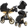 Babyactive Mommy Glossy Black/Gold Bērnu Ratiņi 3in1