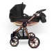 Babyactive Mommy Glossy Black/Rose Gold Bērnu Ratiņi 2in1