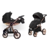 Babyactive Mommy Glossy Black/Rose Gold Детская Коляска 2 в 1