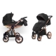 Babyactive Mommy Glossy Black/Rose Gold Bērnu Ratiņi 2in1