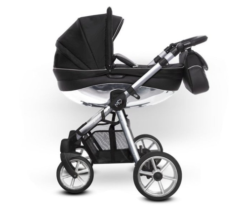 Babyactive Mommy Glossy Black/Silver Детская Коляска 2 в 1