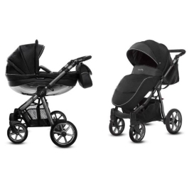 Babyactive Mommy Glossy Black/Space Gray Bērnu Ratiņi 2in1