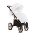 Babyactive Mommy Glossy White/Rose Gold Bērnu Ratiņi 2in1