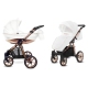 Babyactive Mommy Glossy White/Rose Gold Bērnu Ratiņi 2in1