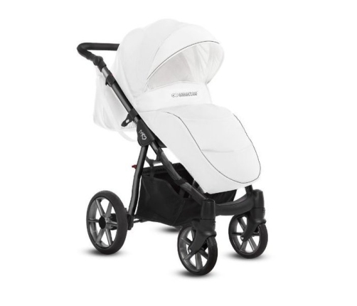 Babyactive Mommy Glossy White/Space Gray Bērnu Ratiņi 3in1