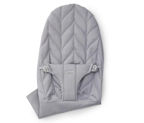 BabyBjorn LIGHT GREY PETAL QUILT 012124 Pārvalks šūpuļkrēsliņam