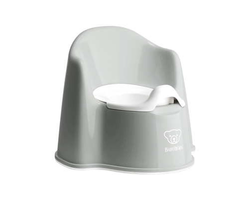 BABYBJORN POTTY CHAIR Bērnu podiņš-krēsls Grey/ white 055225