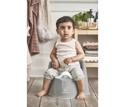 BABYBJORN POTTY CHAIR Bērnu podiņš-krēsls Grey/ white 055225