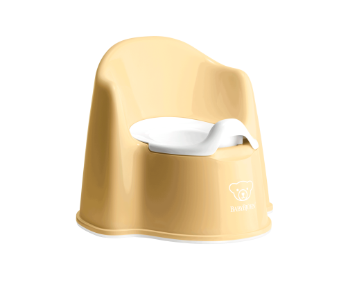 BABYBJORN POTTY CHAIR Bērnu podiņš-krēsls Powder yellow/ white 055266