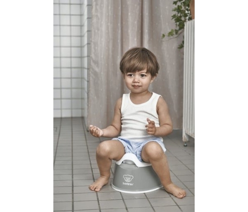 BABYBJORN SMART POTTY Детский горшок Grey/White 051225