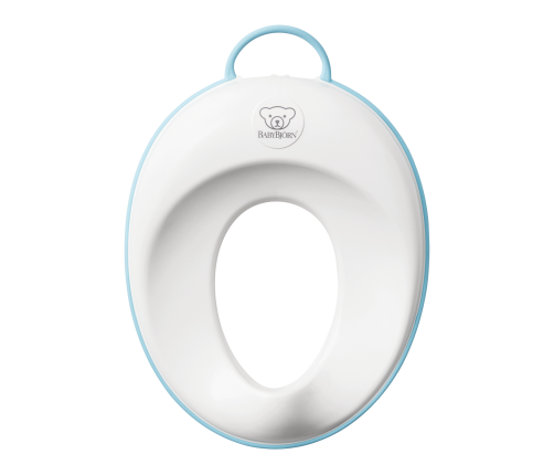 BABYBJORN Toilet Training Seat White/ turquoise Poda vāka mazinātājs 058013