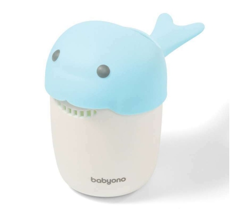 BabyOno Whale Blue Кружка для ополаскивания волос